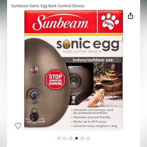Sunbeam Sonic Egg indoor/outdoor bark control device